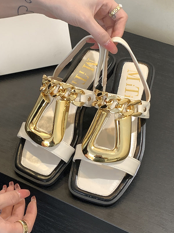 Sophisticated Sandals with a Clean Classic Look