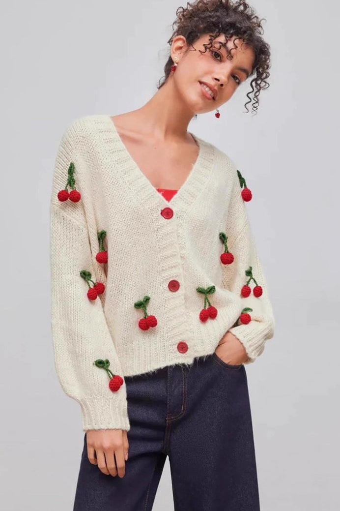 Well Tailored Cardigan with a Graceful Silhouette