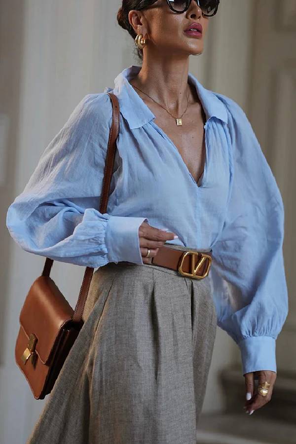 Vintage Inspired Blouse with a Contemporary Edge