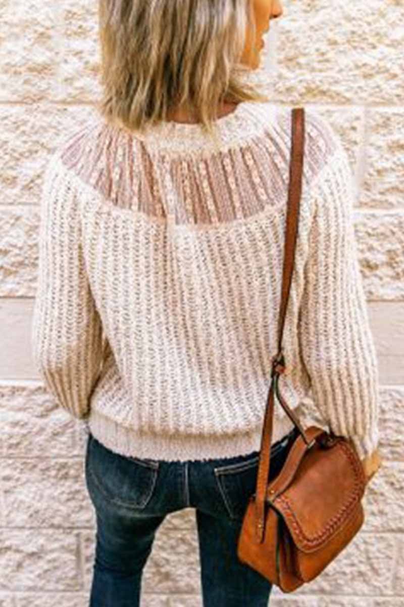 A Vintage Style Sweater with Delicate Timeless Details