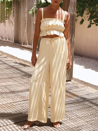 A Vintage Style Pants with Delicate Timeless Details