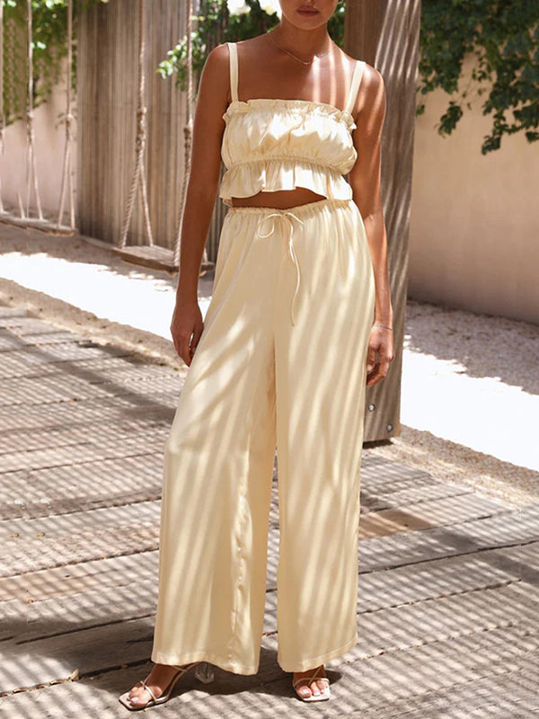 A Vintage Style Pants with Delicate Timeless Details