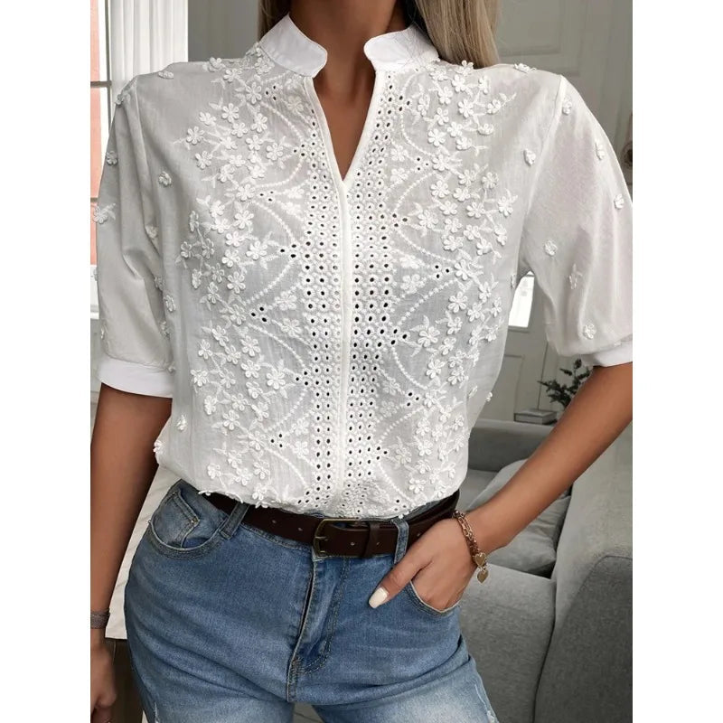 A Vintage Style Blouse with Delicate Timeless Details