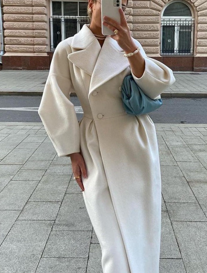 A Vintage Style Coat with Delicate Timeless Details