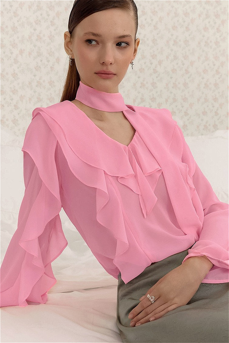 Vintage Inspired Blouse with a Contemporary Edge