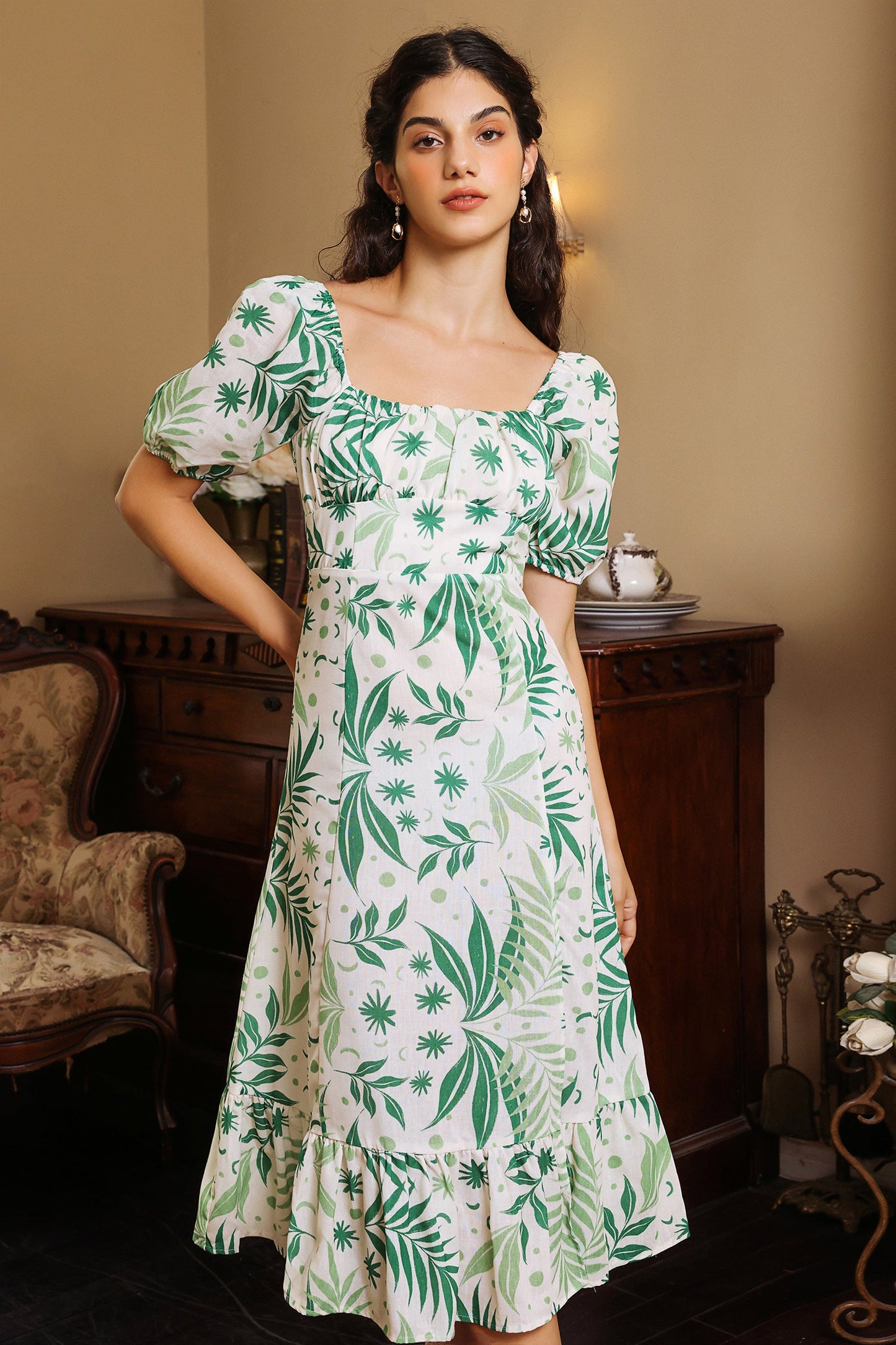 A Vintage Style Dress with Delicate Timeless Details