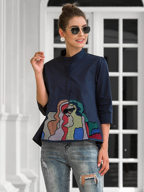 Well Tailored Blouse with a Graceful Silhouette