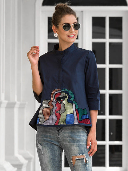 Well Tailored Blouse with a Graceful Silhouette