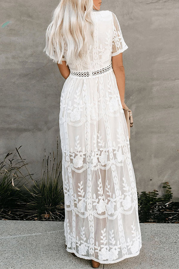 A Vintage Style Dress with Delicate Timeless Details