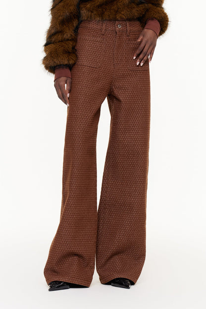 A Vintage Style Pants with Delicate Timeless Details