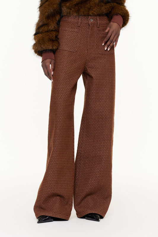 A Vintage Style Pants with Delicate Timeless Details