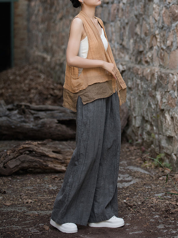 A Vintage Style Trousers with Delicate Timeless Details