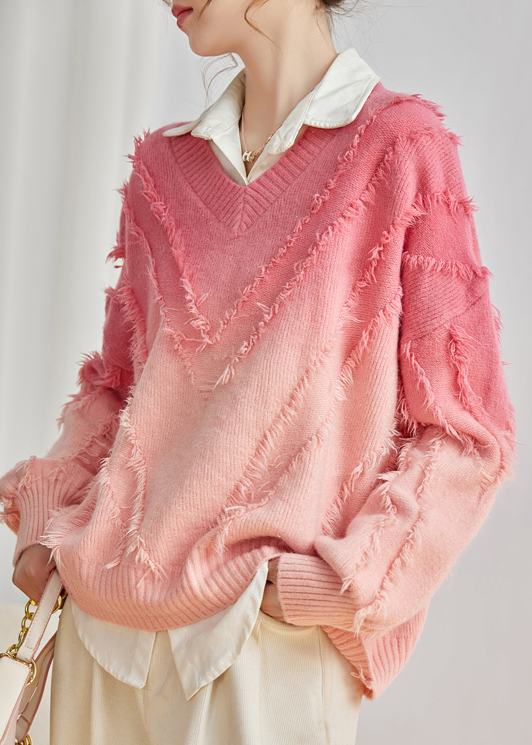 A Vintage Style Sweater with Delicate Timeless Details