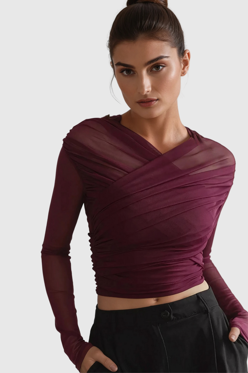 Gracefully Styled Top for Any Occasion