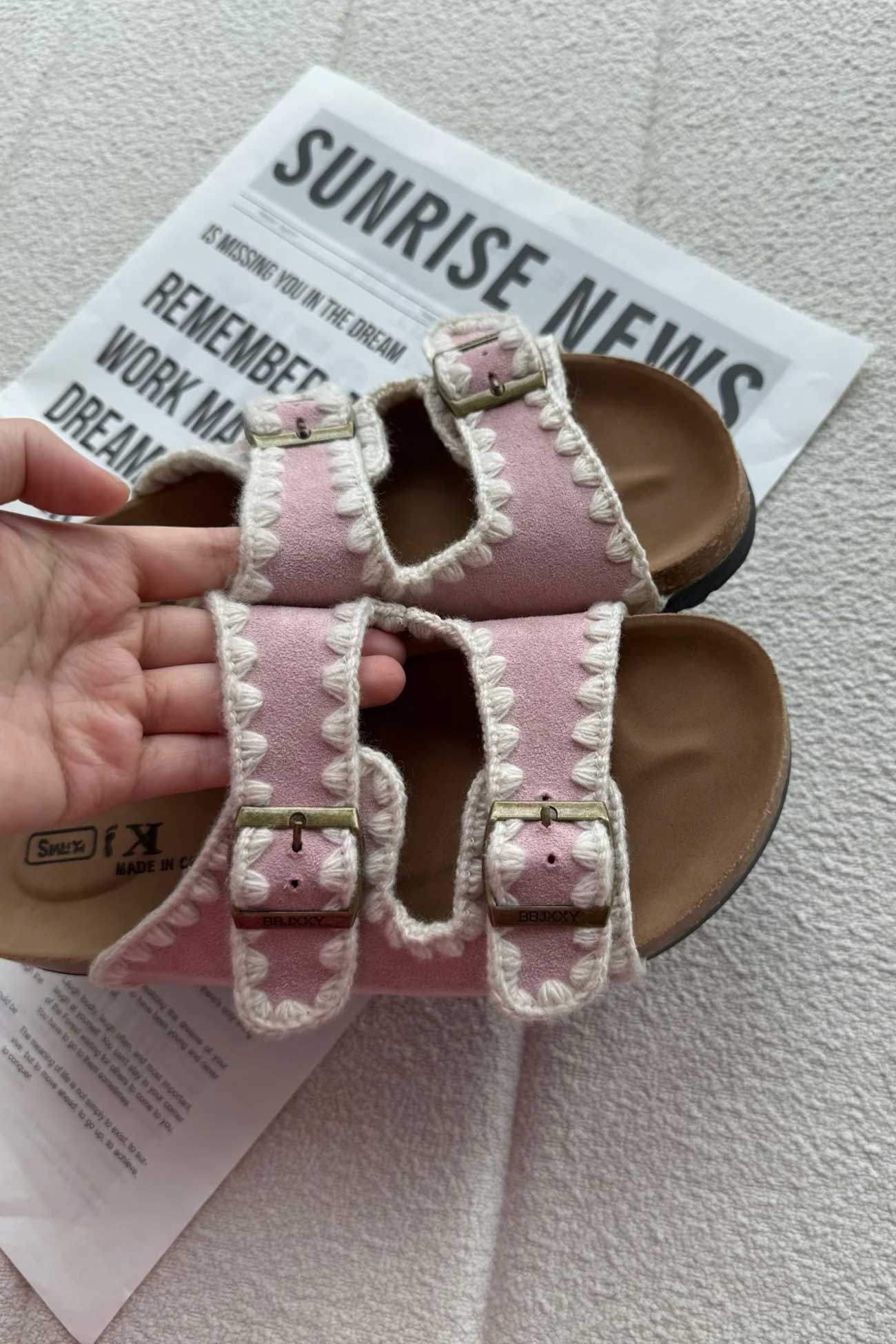 A Vintage Style Sandals with Delicate Timeless Details