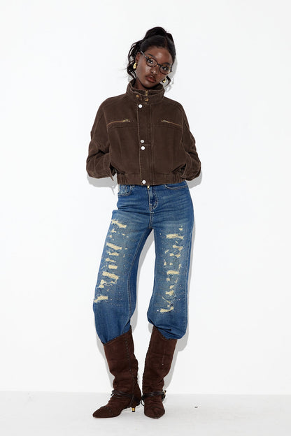 Classic Vintage Jacket with a Flattering Fit