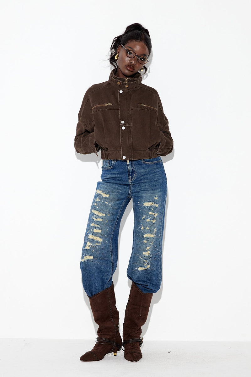 Classic Vintage Jacket with a Flattering Fit