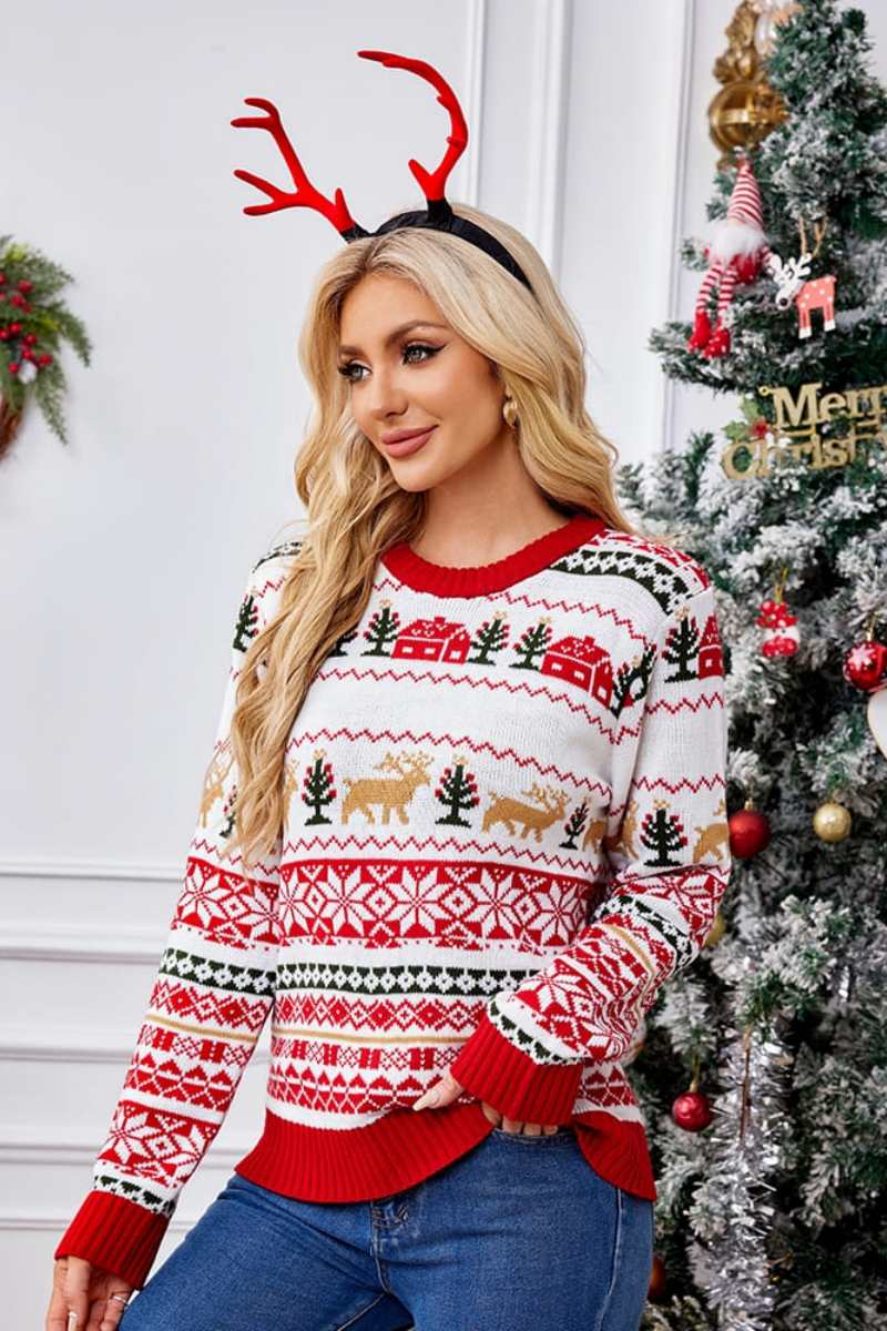 Classic Vintage Sweater with a Flattering Fit