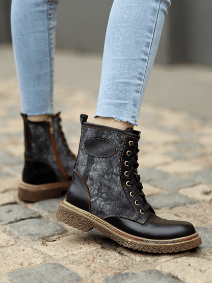 A Vintage Style Boots with Delicate Timeless Details
