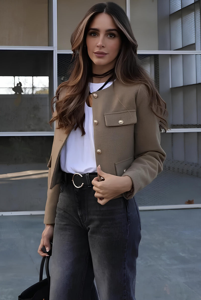 A Vintage Style Jacket with Delicate Timeless Details