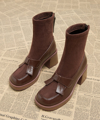 A Vintage Style Boots with Delicate Timeless Details