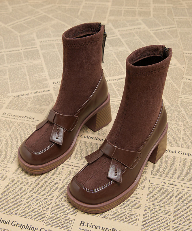 A Vintage Style Boots with Delicate Timeless Details