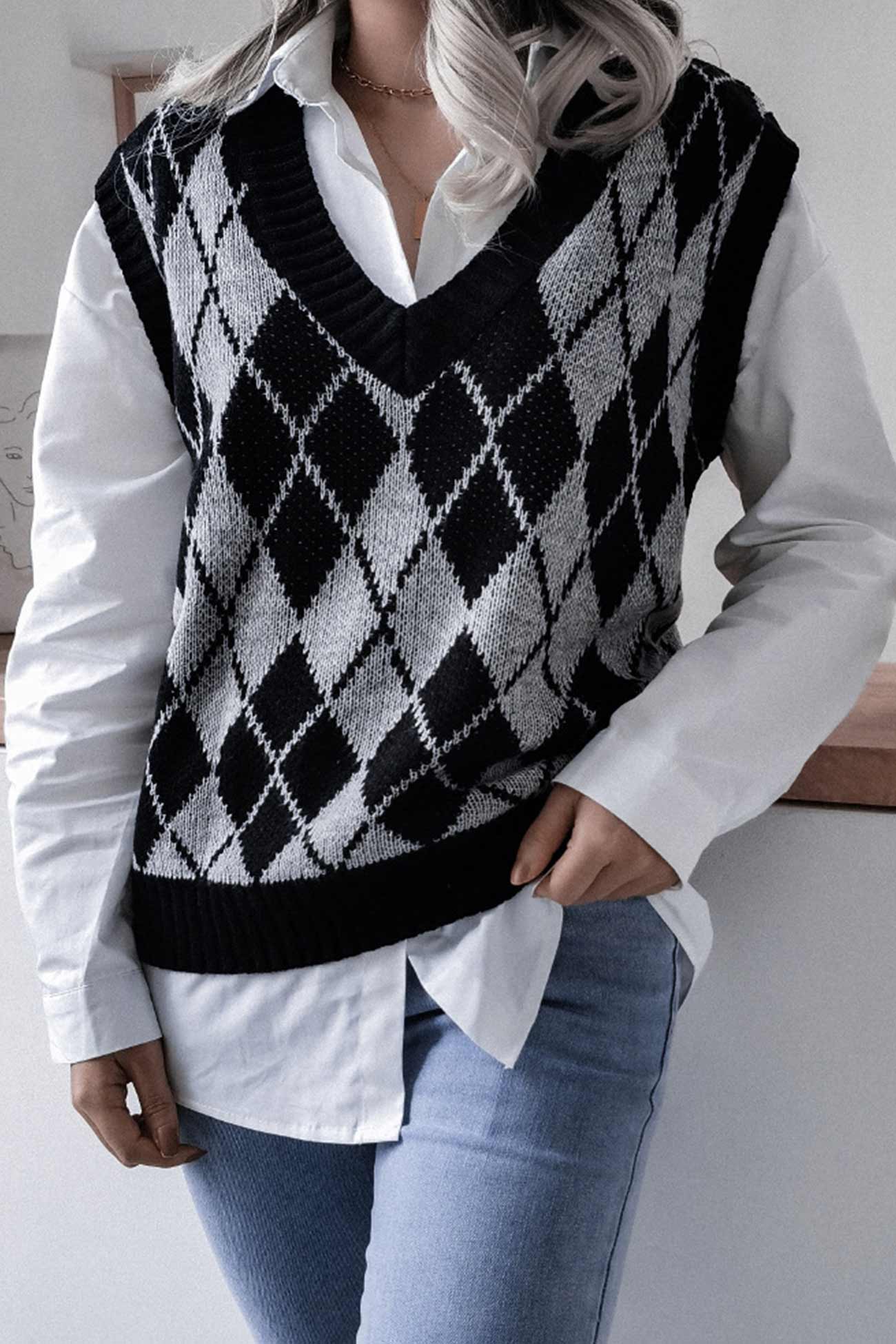 Vintage Inspired Sweater with a Contemporary Edge