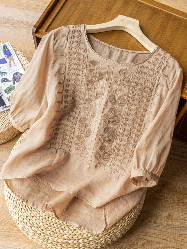 A Vintage Style Top with Delicate Timeless Details