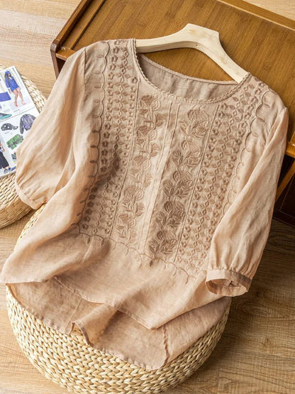 A Vintage Style Top with Delicate Timeless Details