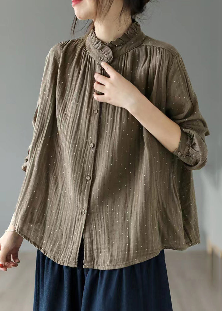 A Vintage Style Shirt with Delicate Timeless Details