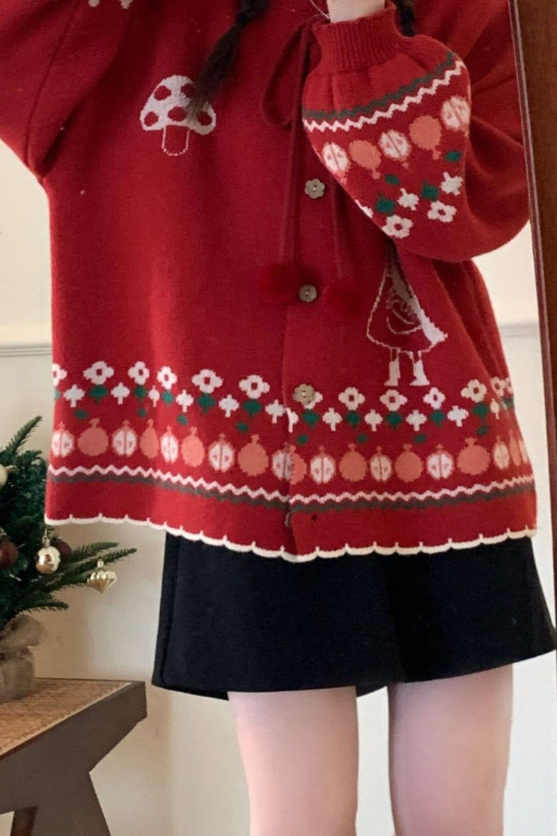 Classic Vintage Cardigan with a Flattering Fit