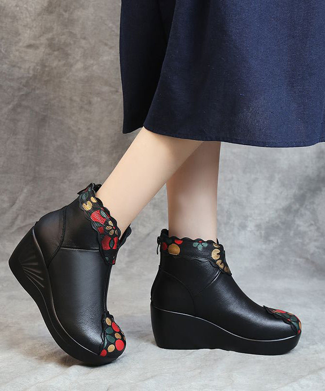 A Vintage Style Boots with Delicate Timeless Details