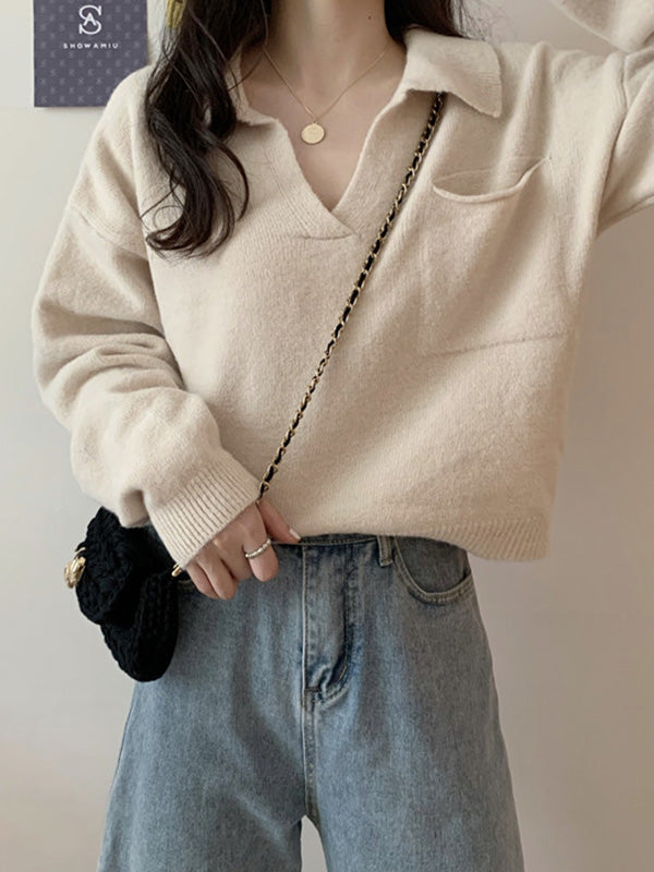 Well Tailored Sweater with a Graceful Silhouette
