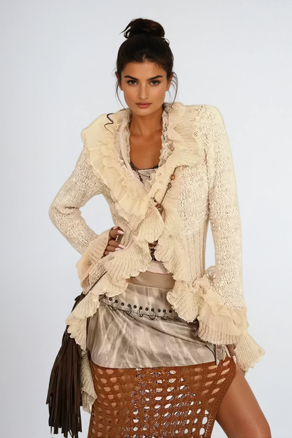 A Vintage Style Jacket with Delicate Timeless Details