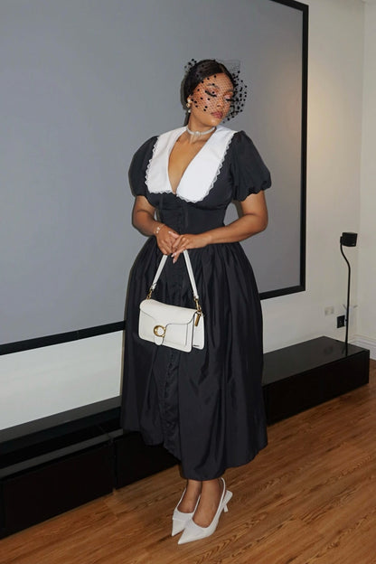 Classic Vintage Dress with a Flattering Fit