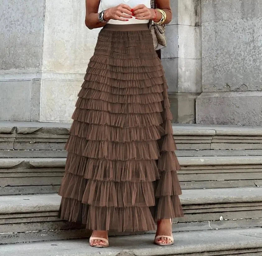 Tulle Maxi Skirt 3