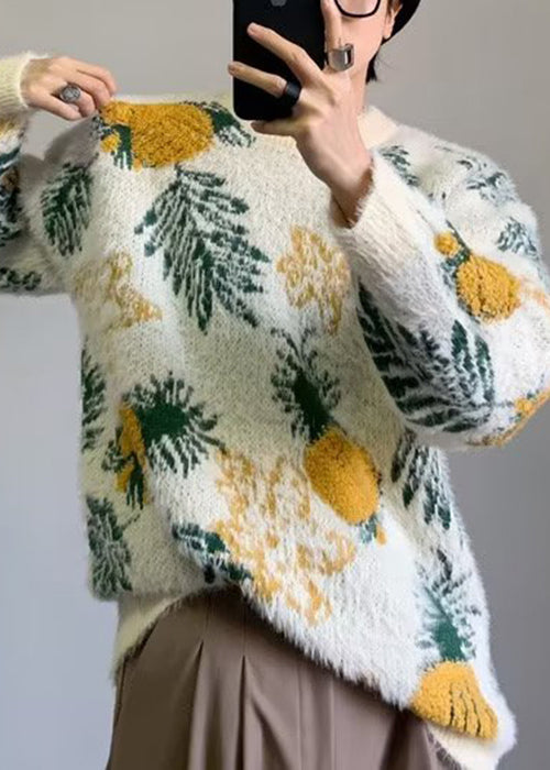 A Vintage Style Sweater with Delicate Timeless Details