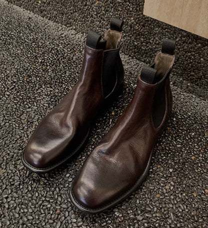 A Vintage Style Boots with Delicate Timeless Details