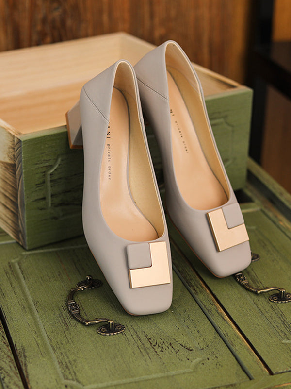 A Vintage Style Shoes with Delicate Timeless Details