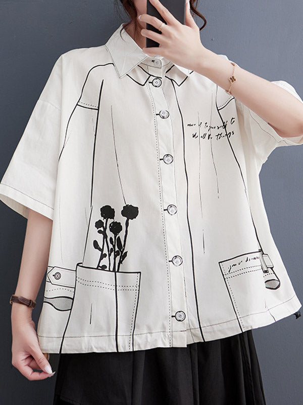 Well Tailored Blouse with a Graceful Silhouette
