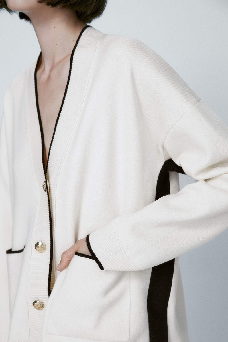 A Vintage Style Cardigan with Delicate Timeless Details