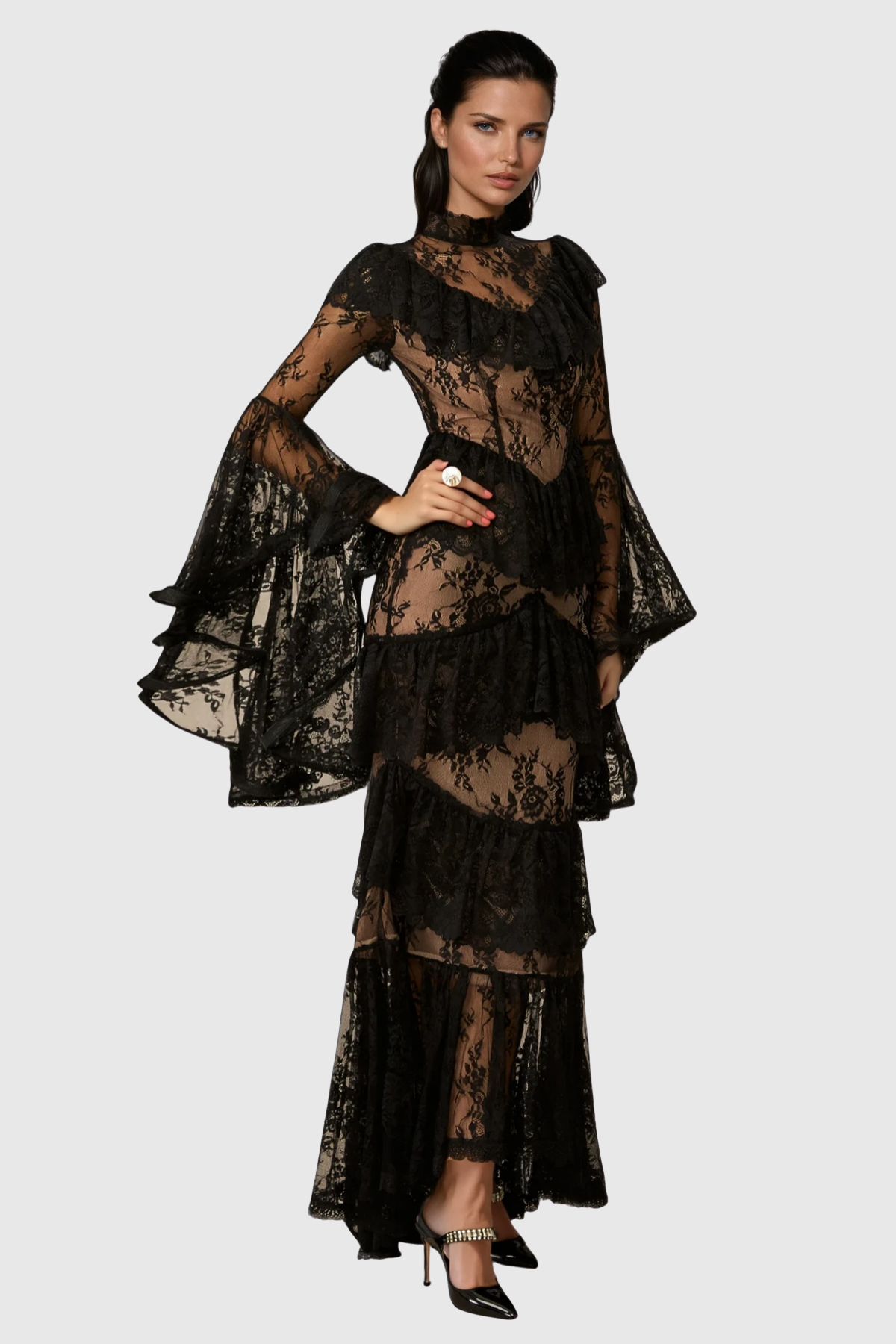 A Vintage Style Dress with Delicate Timeless Details