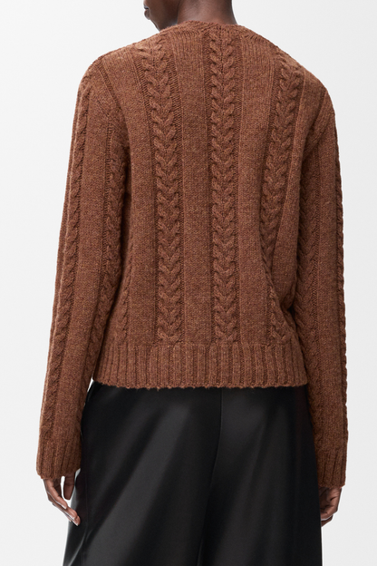 A Vintage Style Sweater with Delicate Timeless Details
