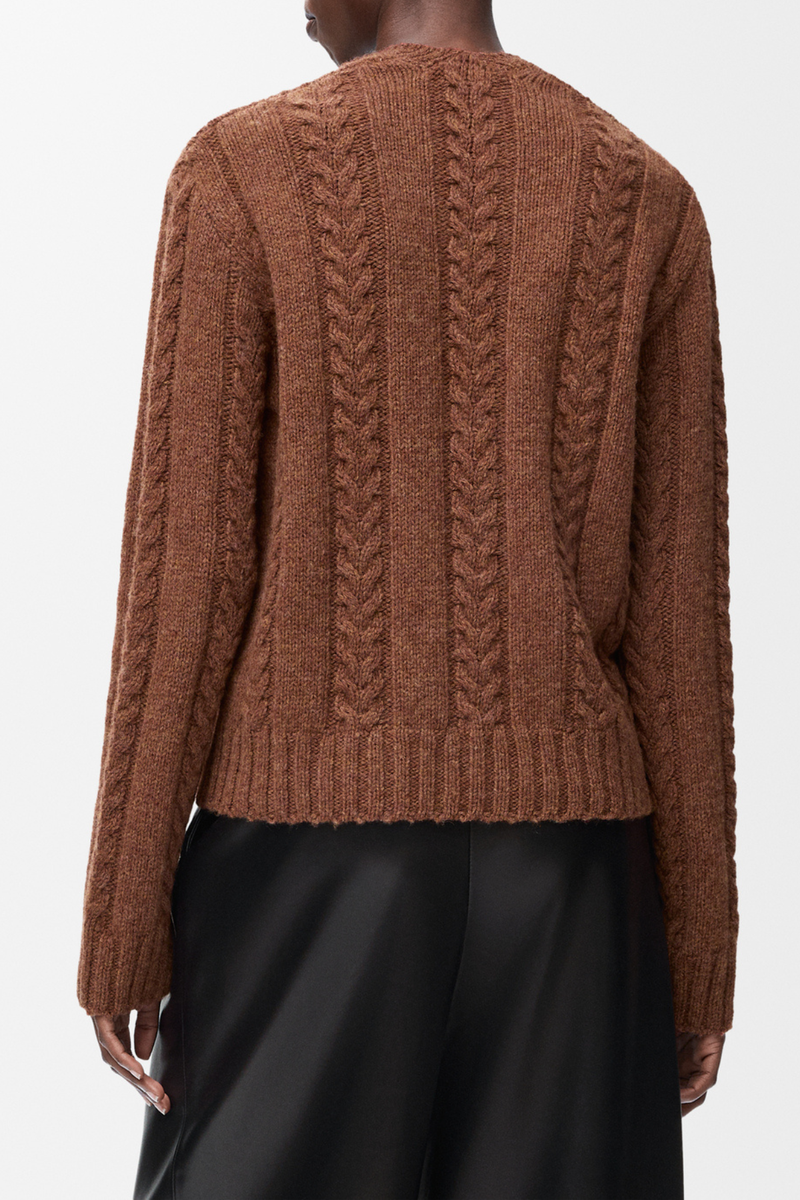 A Vintage Style Sweater with Delicate Timeless Details