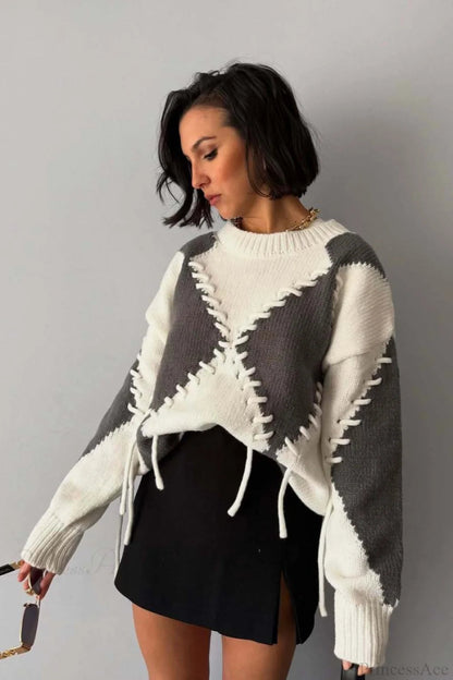 A Vintage Style Sweater with Delicate Timeless Details