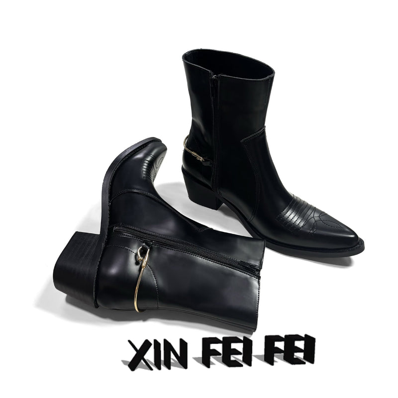 A Vintage Style Boots with Delicate Timeless Details