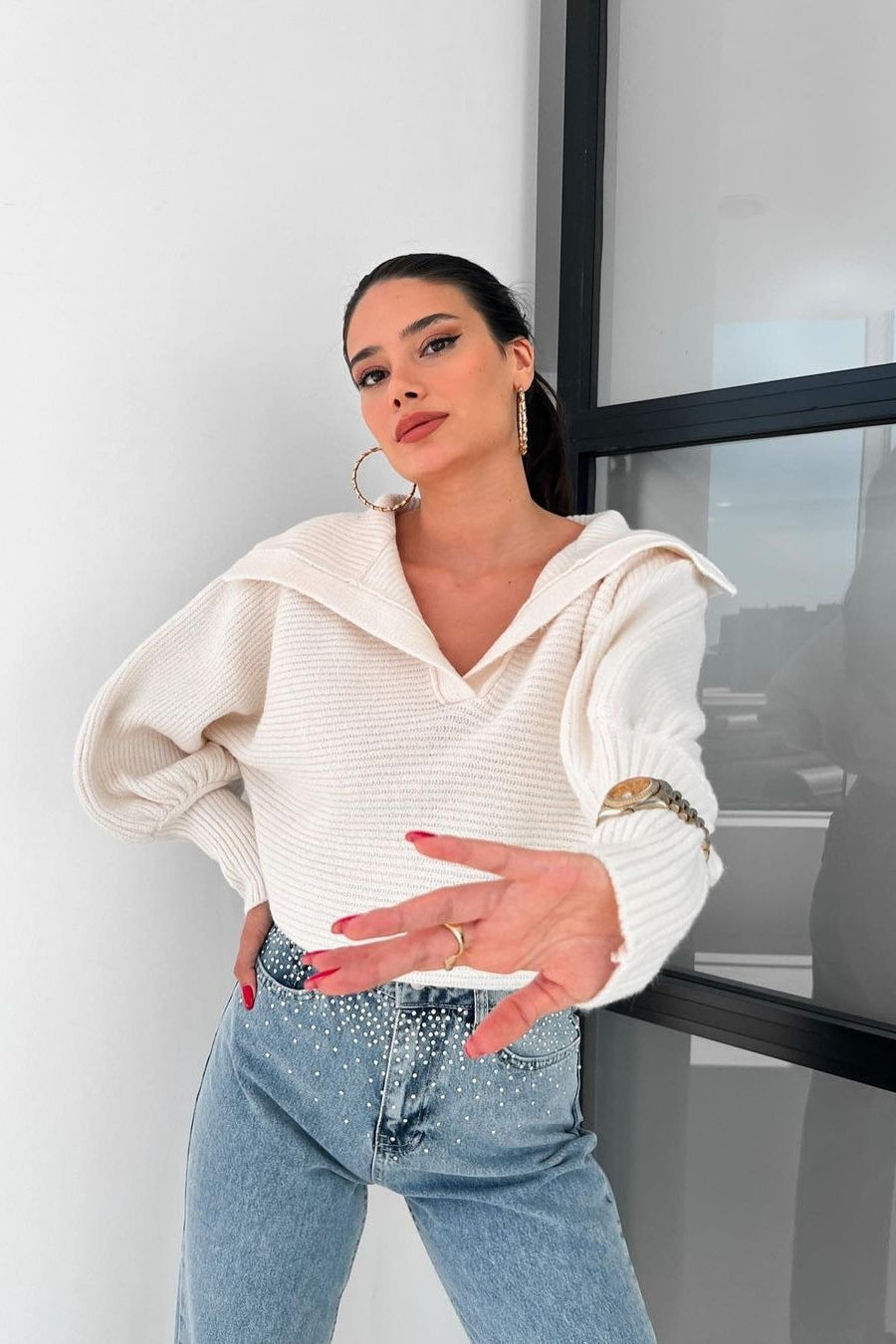 Beautifully Balanced Sweater with Timeless Character