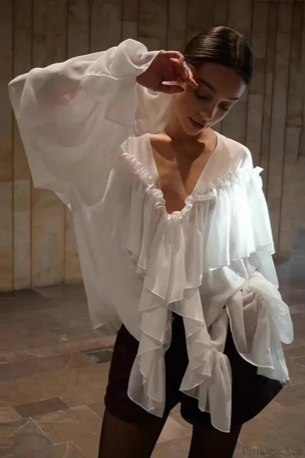 A Vintage Style Blouse with Delicate Timeless Details