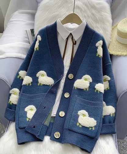Well Tailored Cardigan with a Graceful Silhouette