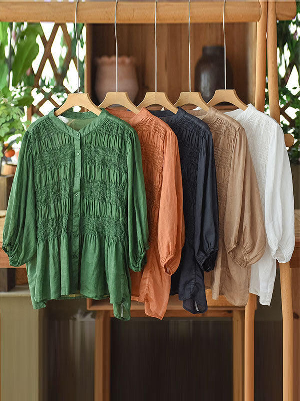 Classic Vintage Blouse with a Flattering Fit